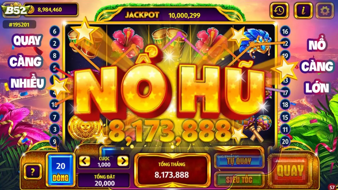 Không gian slot trực tuyến sống động với hiệu ứng bắt mắt